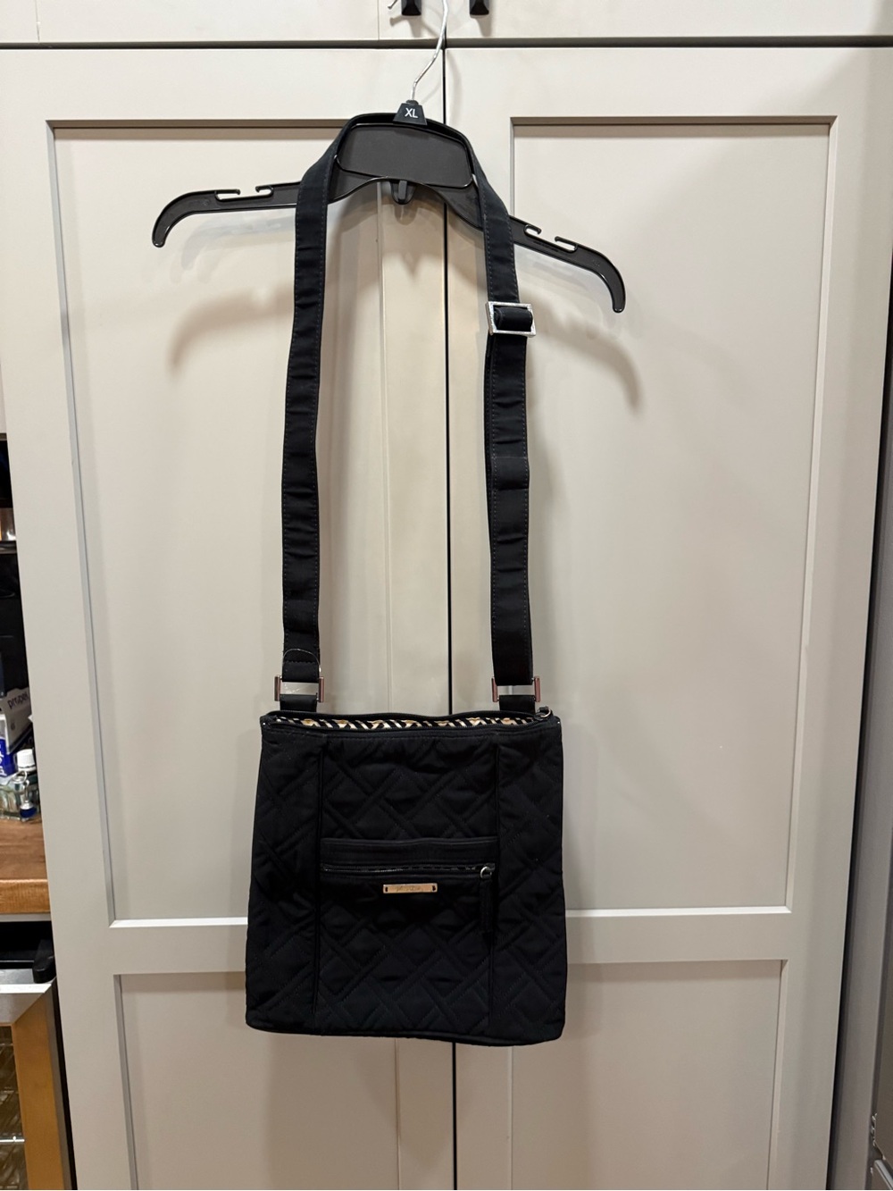 Vera Bradley Black Quilted Crossbody Bag